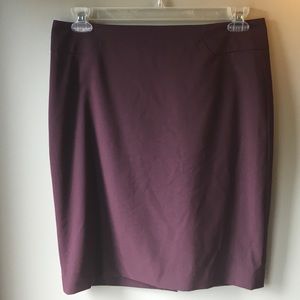 The Limited Collection Burgundy Pencil Skirt