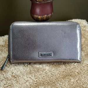 Aldo - Pewter Zipper Wallet - NWOT