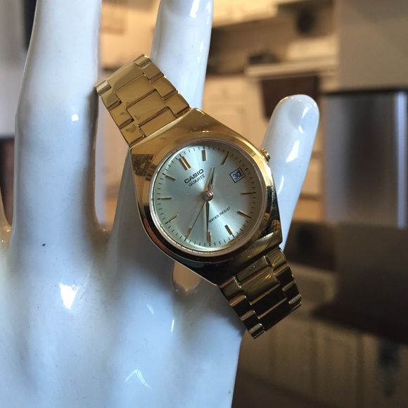 Gold Casio Watch