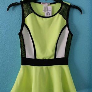 Neon Peplum