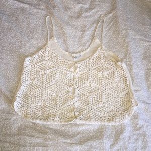 American Eagle Crochet Crop Top