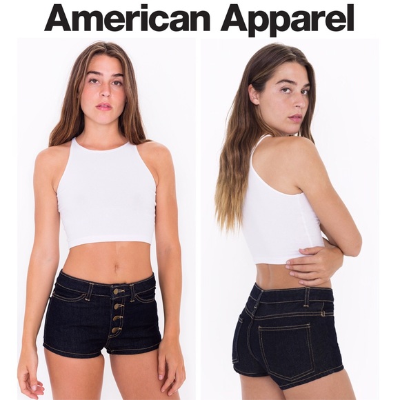 American Apparel Jean Shorts