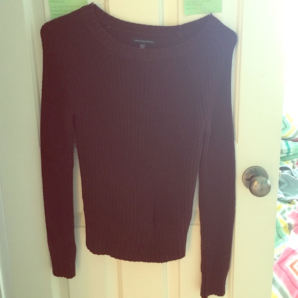 Maroon knit sweater!