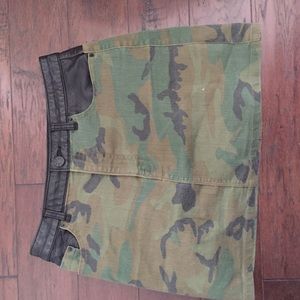 Camo skirt