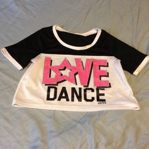 1/2 mesh shirt from Justice