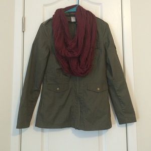 Olive Green Military Jacket