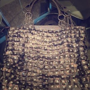 Buckle Studded Purse