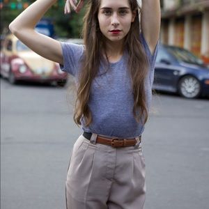 American Apparel pleated pants