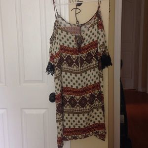 plus size off the shoulder dress