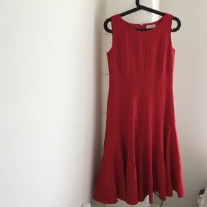 CK red dress for any occasions