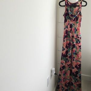 Amazing floral print silky dress
