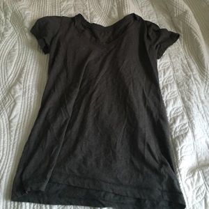 Dark grey v neck