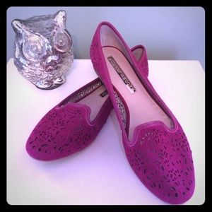 Audrey Brooke "Daisy"  Magenta Flats