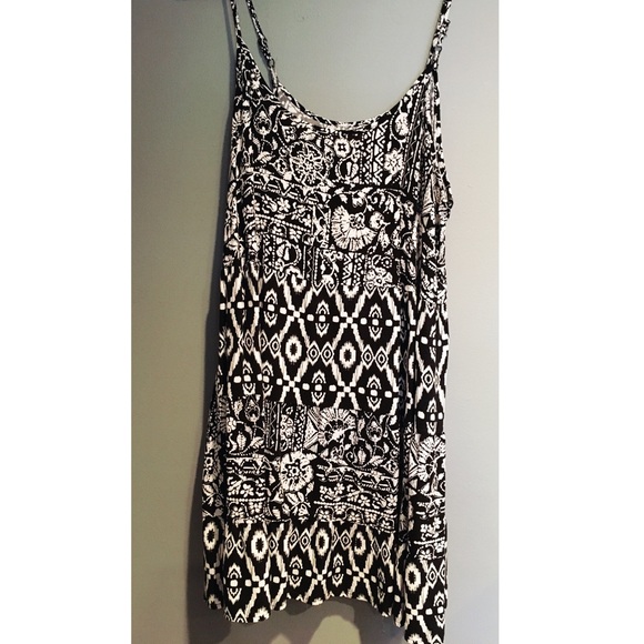 Black & White Patterned Sundress