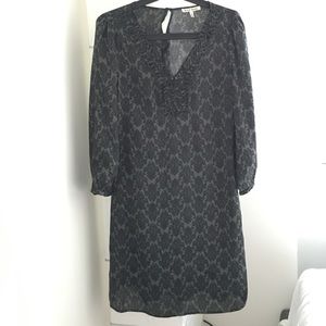 Nice green color silky dress