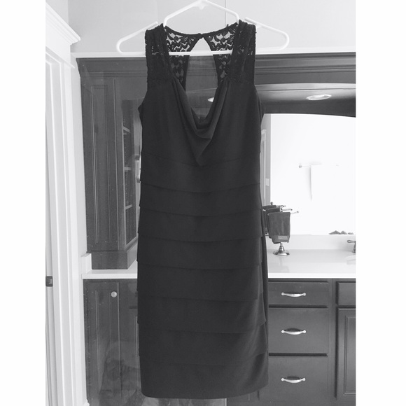 Black Donna Ricco dress