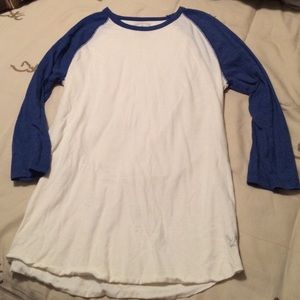 Men's American eagle "vintage tee" baseball shirt