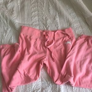 Pink Victoria secret sweat pants