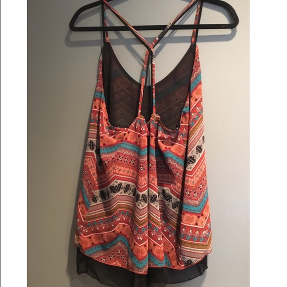 Multicolor Patterned Tank - Picture 2 of 2