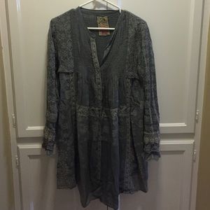 Johnny Was light green/blue kaftan