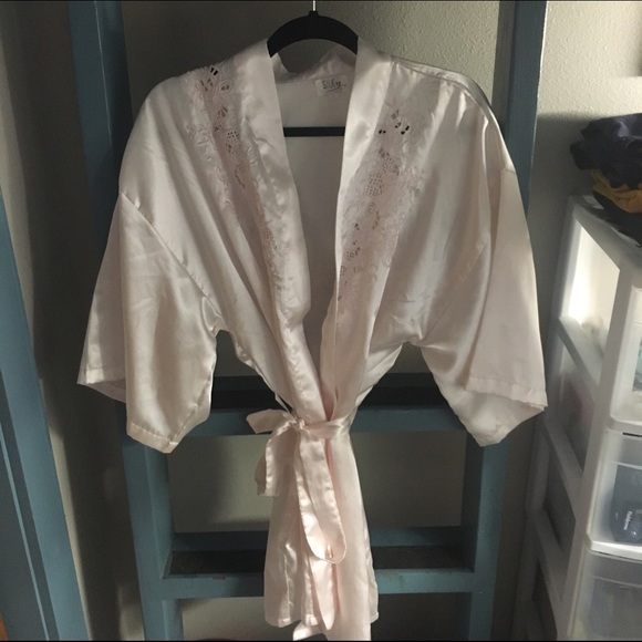Sexy Vintage Silk Robe