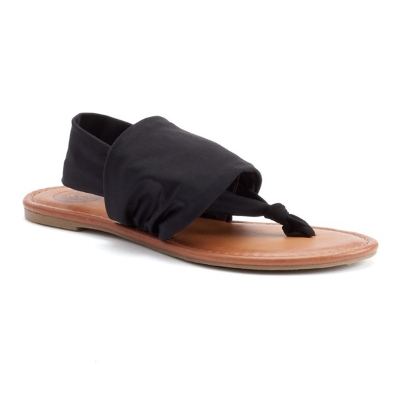 Women stretch sandals