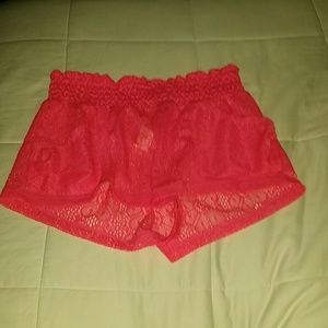 Pink OP swim cover-up shorts