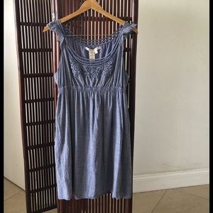 Pretty denim blue summer dress