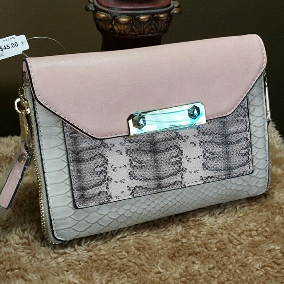 Aldo | Bags | Aldo Pale Pink Snakeskin Crossbody Bag Nwt | Poshmark