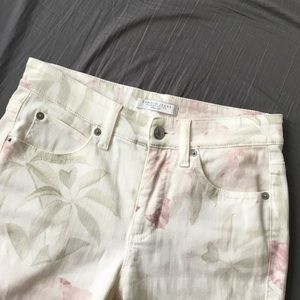 Great floral romantic jeans
