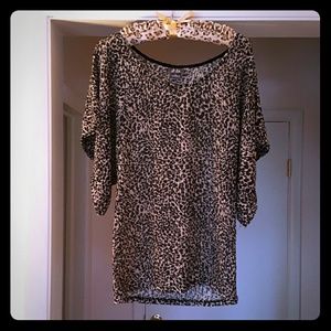 Leopard print blouse