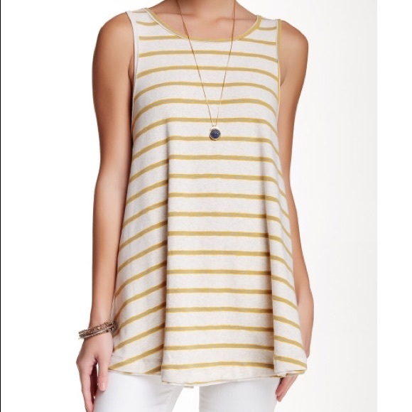 NWT Free People striped Garden Tank
