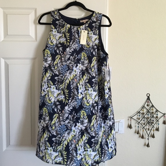 Tropical shift dress NWT