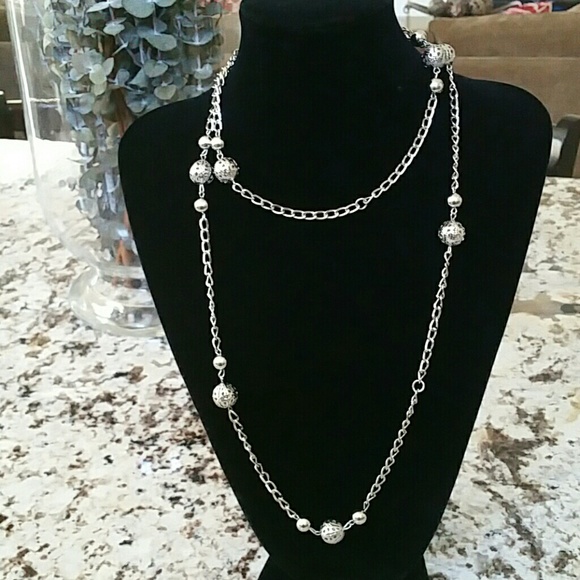 Jewelry - Silver Deco Necklace