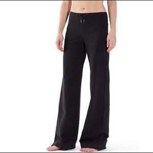 Lululemon wide-leg yoga pants