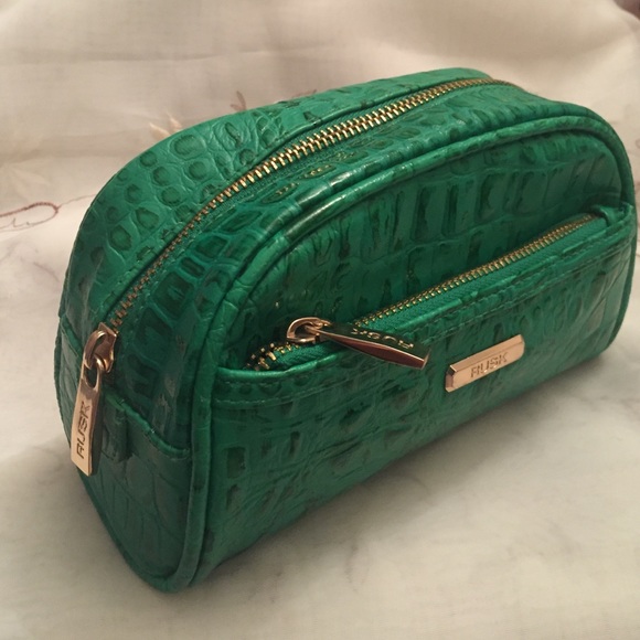 Rusk Bags Fancy Green Cosmetic Bag Poshmark