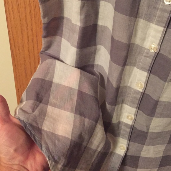 Sz Med lightweight grey gingham tank - Picture 3 of 4