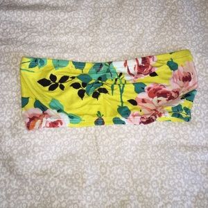 See You Monday Floral Bandeau