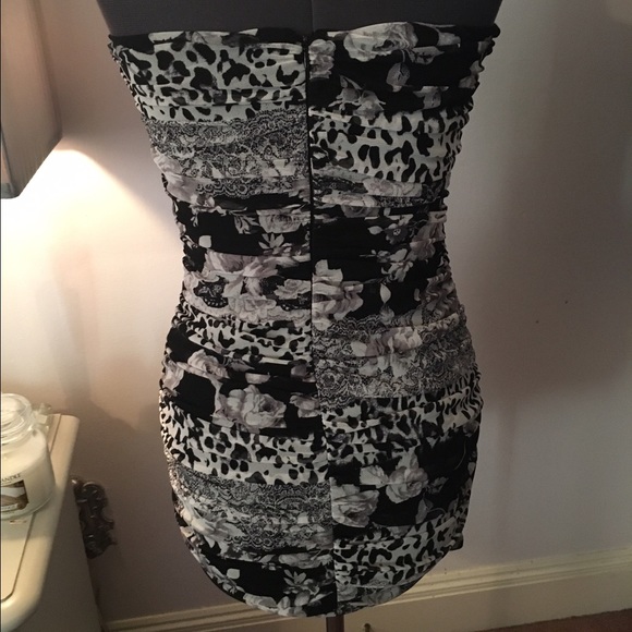 Mystic Mixed Pattern Mini Dress - Picture 4 of 4