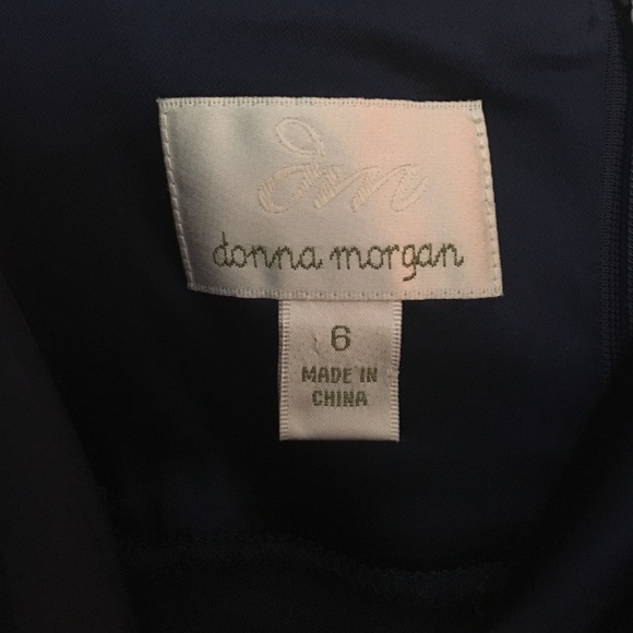 REDUCED!!! Flattering navy cocktail dress! - Picture 2 of 2