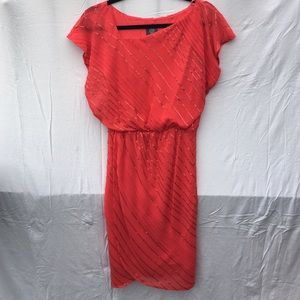Vince Camuto Coral Sequined Dress