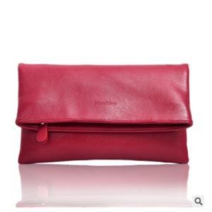 MOSCHINO red clutch