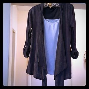 Bohemian look long cardigan