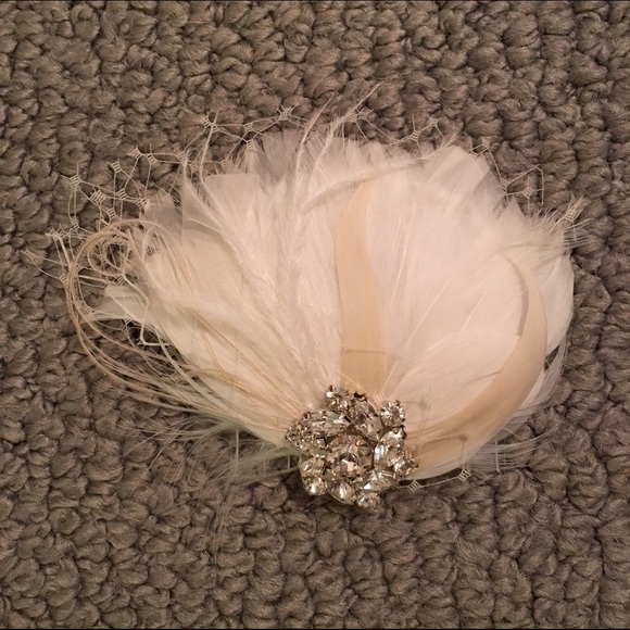 Feather hair clip