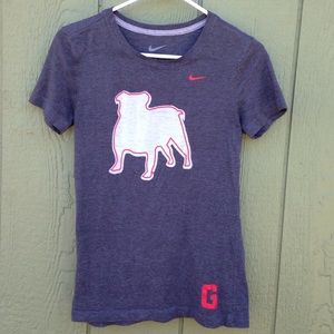 Nike Georgia Bulldogs T shirt small slim fit
