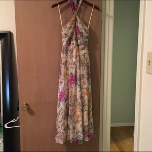 Floral petite maxi dress