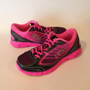 Fila Hot Pink Tennis Shoes