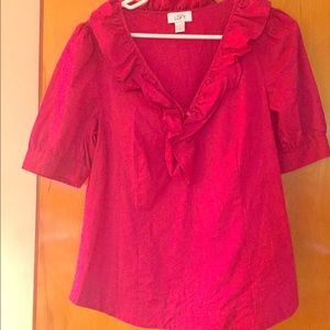 Ann Taylor Loft short sleeve blouse