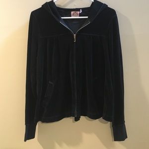 Juicy Couture Black zip-up