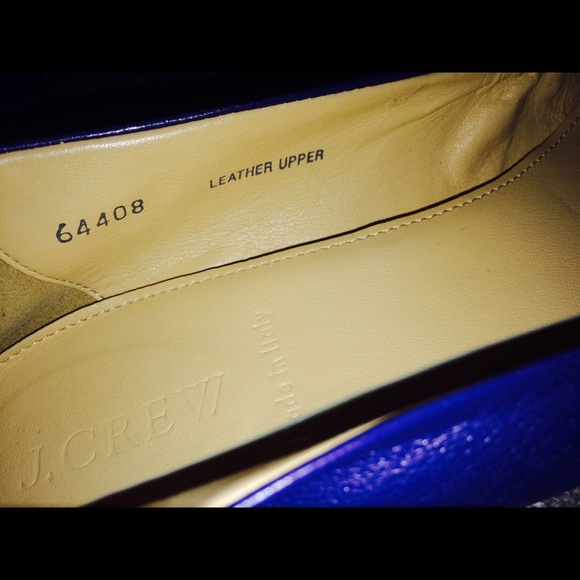 J• CREW made in Italy Cobalt blue flats💙 - Picture 3 of 4